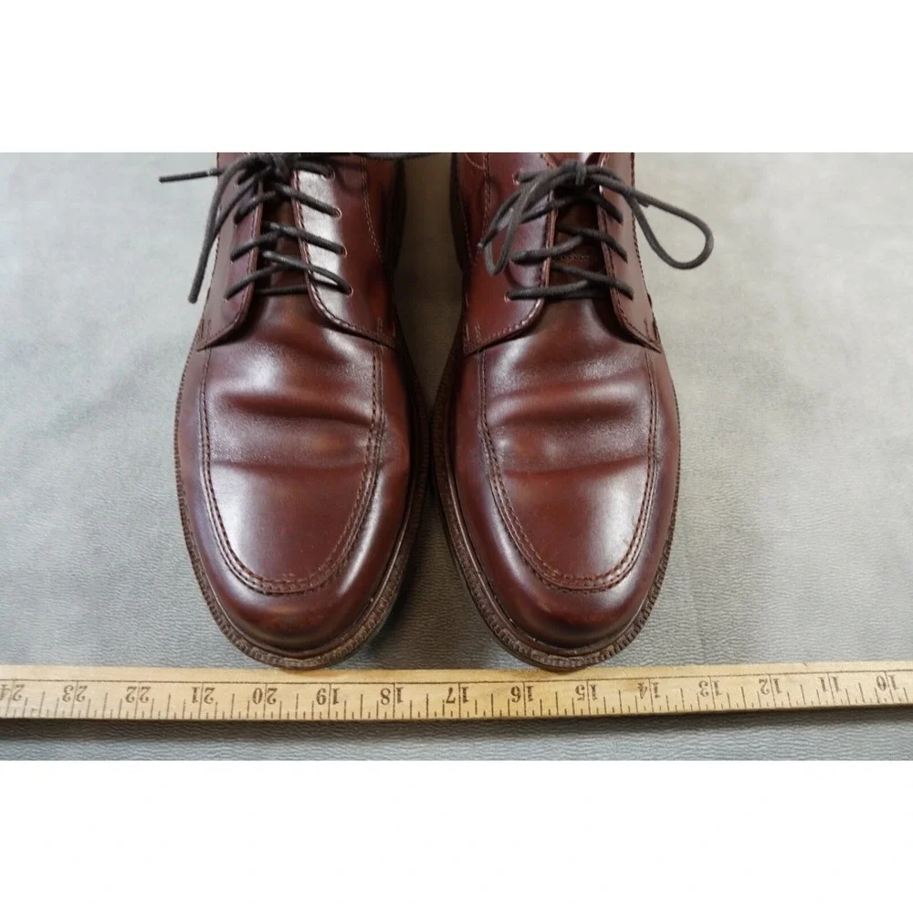 ECCO Men's Brown‎ Leather Oxford Shoes USA 11  EU 45 Lace Up
